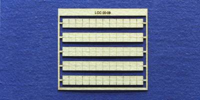 LCC 00-09 OO gauge kit of 5 roof ridge tiles